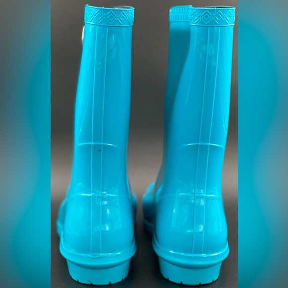 Enamel Blue Ugg Women’s Sienna Rain Boots Size 7 - Picture 3 of 16
